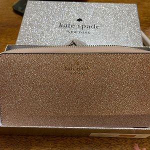 Kate spade continental wallet BNIB  rose gold MAKE OFFER